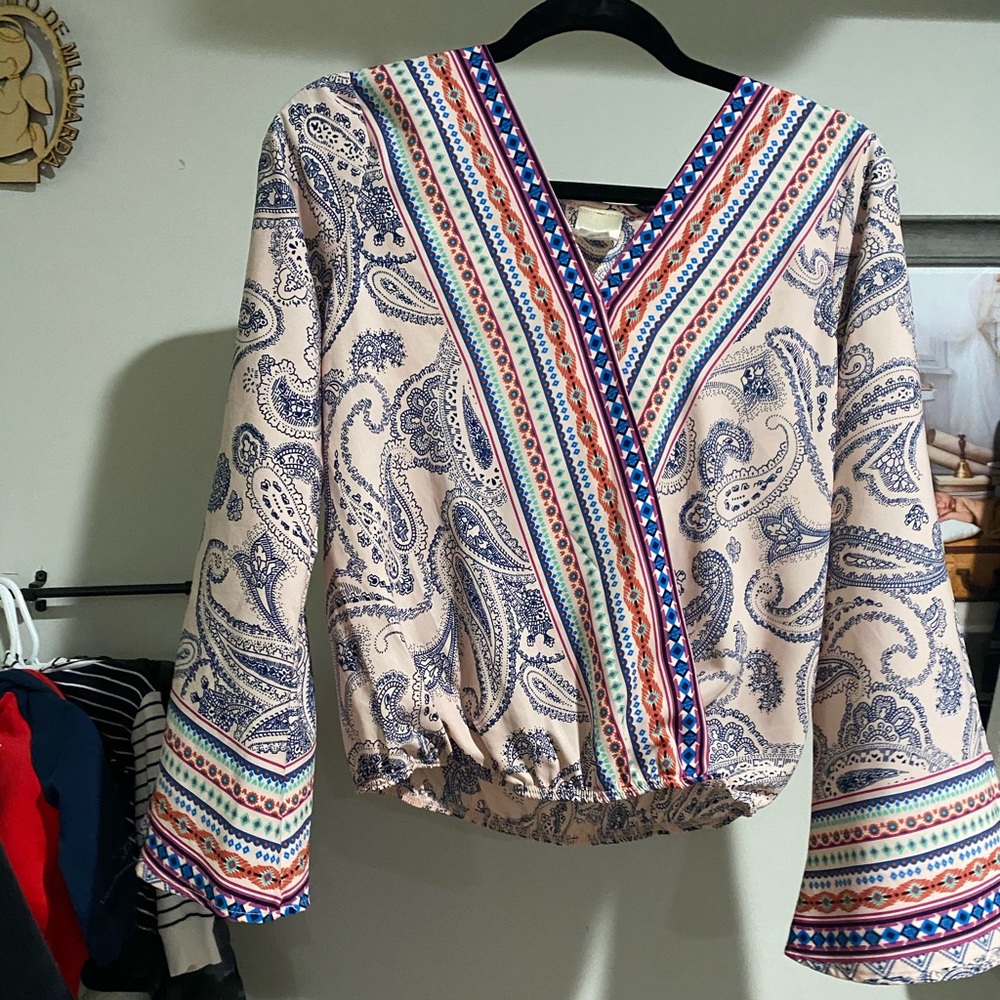 Long sleeve blouse
